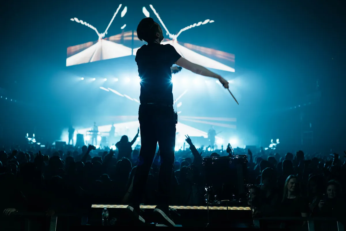 Bastille 2017, lighting and production design by Rob Sinclair