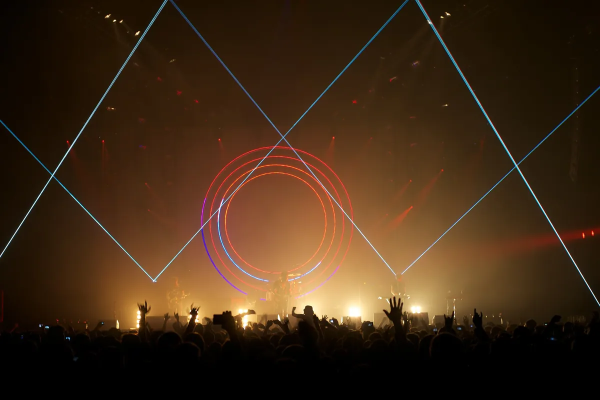 Bloc Party 2013, lighting and production design by Rob Sinclair