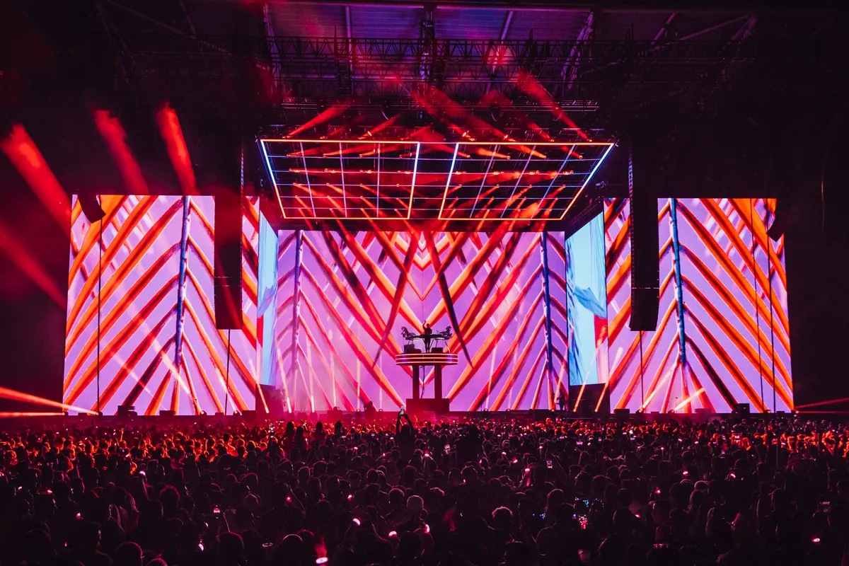 Kygo Banc of California Stadium, lighting and production design by Rob Sinclair