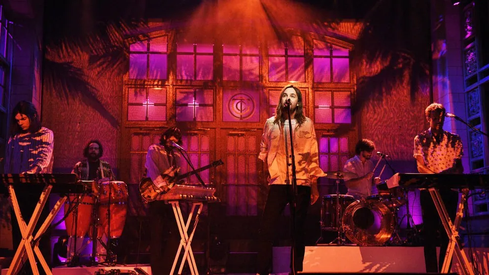 Tame Impala SNL, lighting and production design by Rob Sinclair