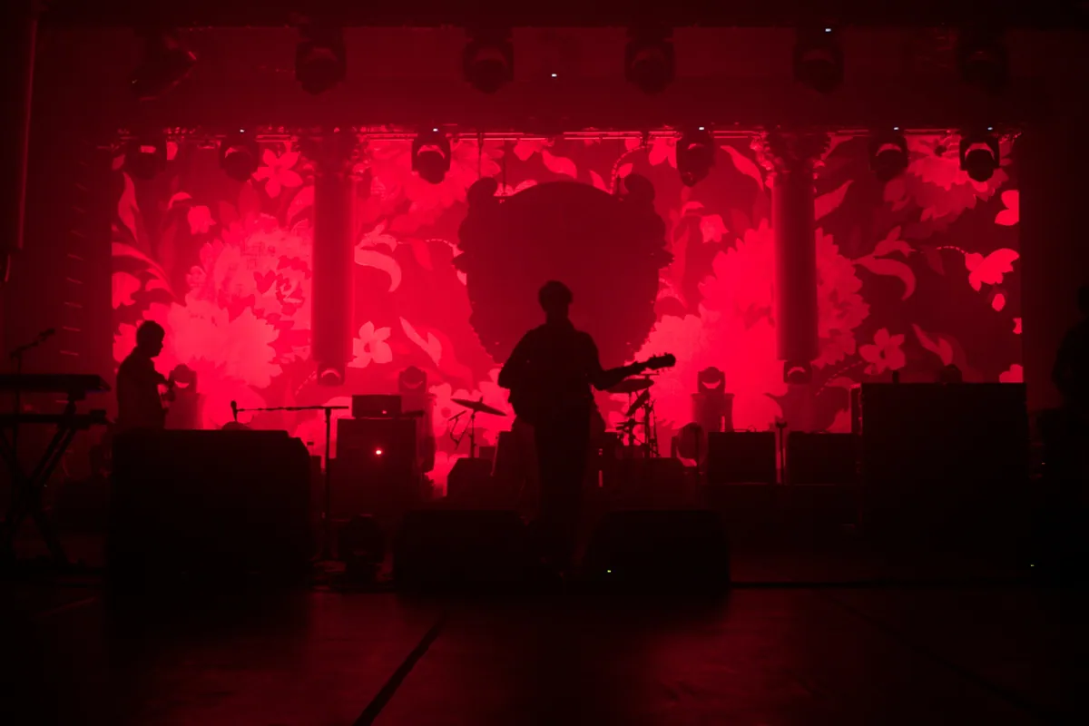 Vampire Weekend 2013, lighting and production design by Rob Sinclair